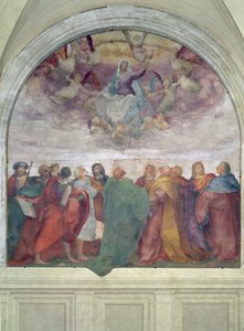 Assumption of the Virgin, 1513 by Giovanni Battista Rosso Fiorentino